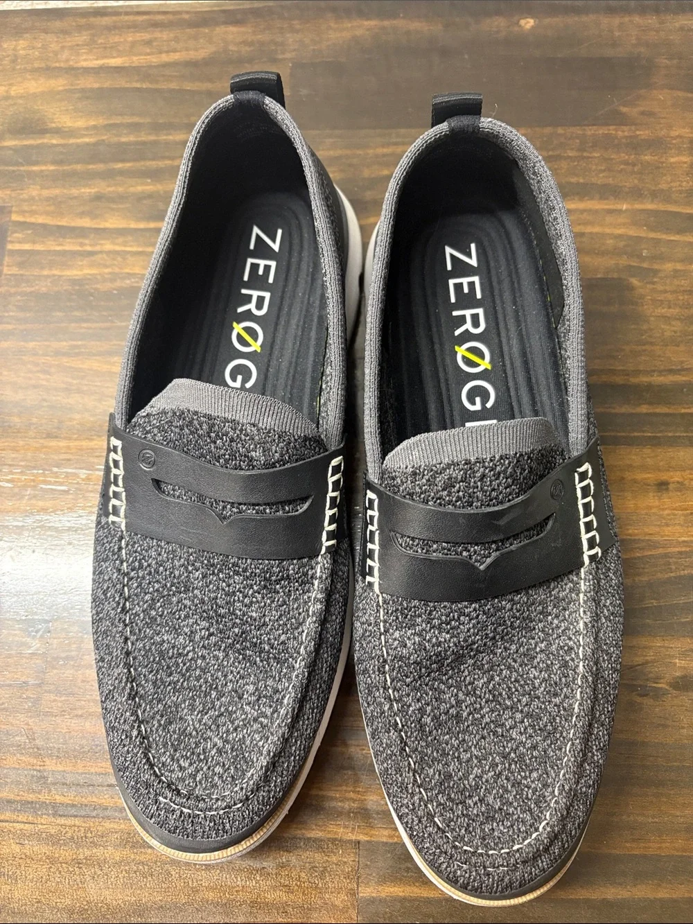 Cole Haan Zero Grand 360Men's Casual Slip-On Loafers in Charcoal Gray